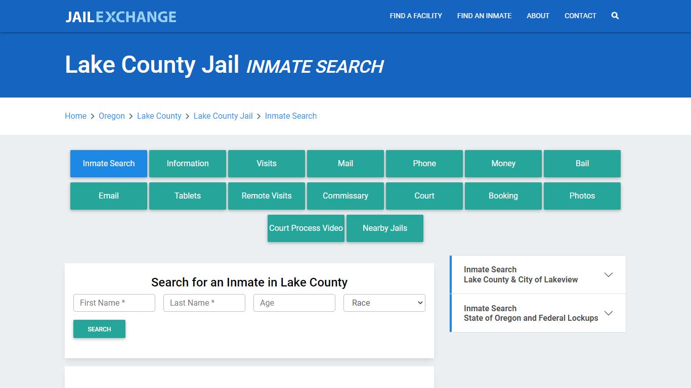 Lake County Jail, OR Inmate Search: Roster & Mugshots